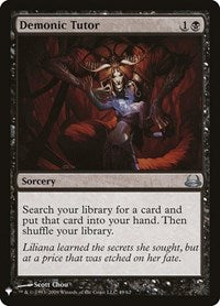 Demonic Tutor (DVD) (49) [The List Reprints]