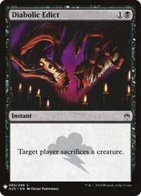 Diabolic Edict (85) [The List Reprints]