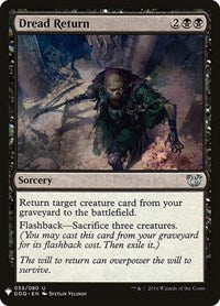Dread Return (55) [The List Reprints]