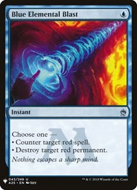 Blue Elemental Blast (43) [The List Reprints]