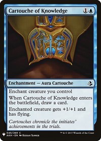 Cartouche of Knowledge (45) [The List Reprints]