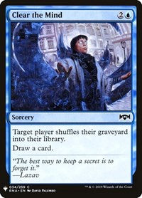 Clear the Mind (34) [The List Reprints]