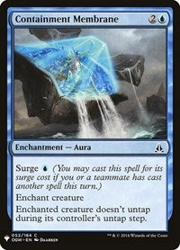 Containment Membrane (52) [The List Reprints]