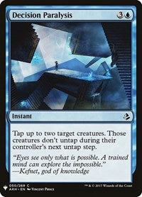Decision Paralysis (50) [The List Reprints]