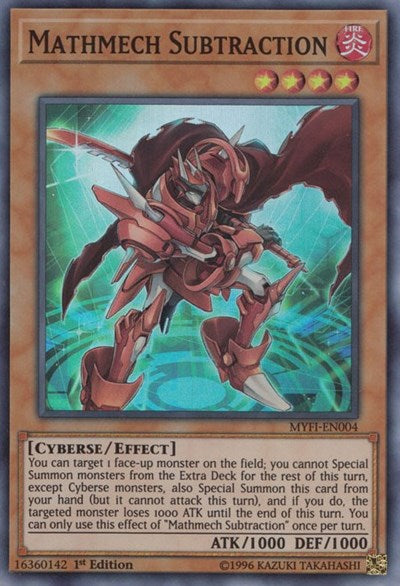 Mathmech Subtraction (MYFI-EN004) [Mystic Fighters]