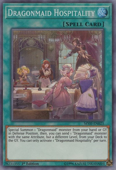 Dragonmaid Hospitality (MYFI-EN023) [Mystic Fighters]