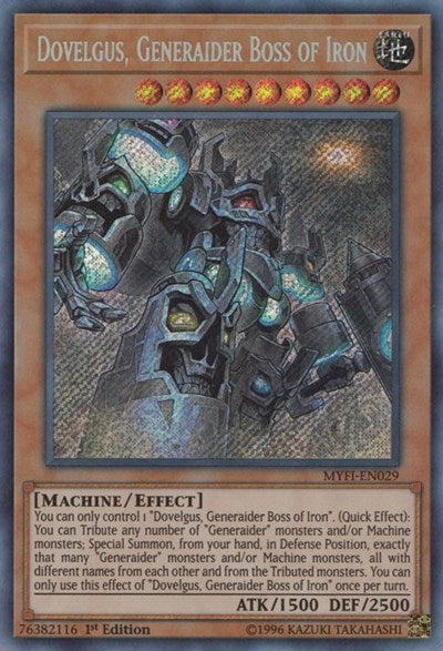 Dovelgus, Generaider Boss of Iron (MYFI-EN029) [Mystic Fighters]