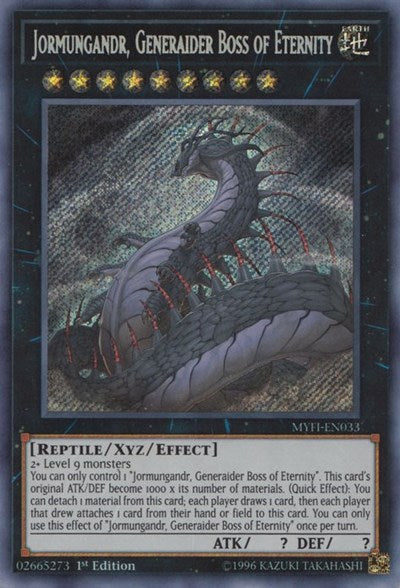 Jormungandr, Generaider Boss of Eternity (MYFI-EN033) [Mystic Fighters]