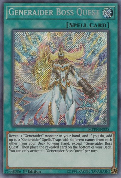 Generaider Boss Quest (MYFI-EN035) [Mystic Fighters]