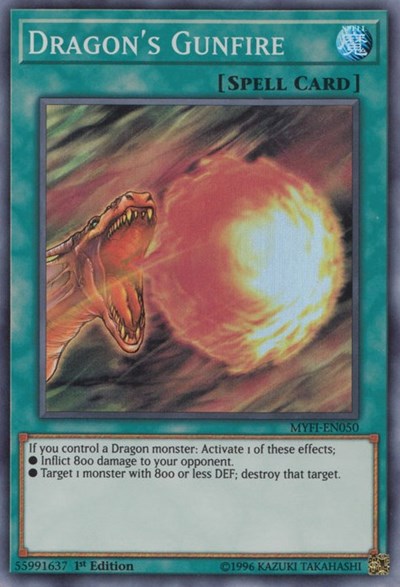 Dragon's Gunfire (MYFI-EN050) [Mystic Fighters]