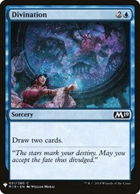 Divination (51) [The List Reprints]