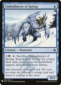 Embodiment of Spring (39) [The List Reprints]