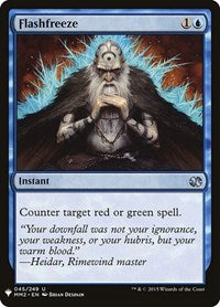 Flashfreeze (45) [The List Reprints]