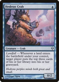 Hedron Crab (47) [The List Reprints]