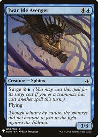 Jwar Isle Avenger (58) [The List Reprints]