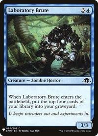 Laboratory Brute (67) [The List Reprints]