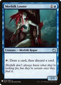 Merfolk Looter (10) [The List Reprints]