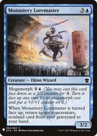 Monastery Loremaster (63) [The List Reprints]