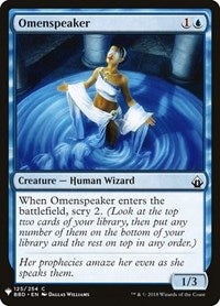 Omenspeaker (125) [The List Reprints]