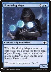 Pondering Mage (63) [The List Reprints]