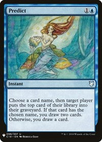 Predict (98) [The List Reprints]