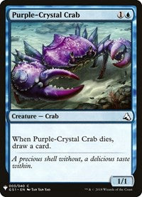 Purple-Crystal Crab (3) [The List Reprints]