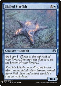 Sigiled Starfish (73) [The List Reprints]