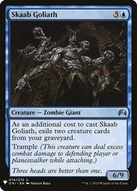 Skaab Goliath (74) [The List Reprints]