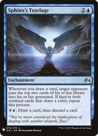 Sphinx's Tutelage (76) [The List Reprints]
