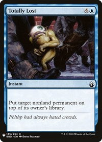 Totally Lost (135) [The List Reprints]