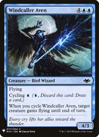 Windcaller Aven (77) [The List Reprints]