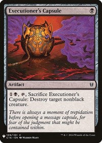 Executioner's Capsule (109) [The List Reprints]
