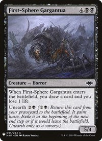 First-Sphere Gargantua (91) [The List Reprints]