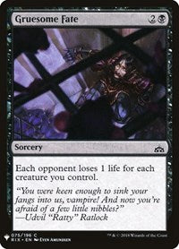 Gruesome Fate (75) [The List Reprints]