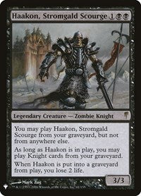 Haakon, Stromgald Scourge (61) [The List Reprints]