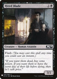 Hired Blade (100) [The List Reprints]