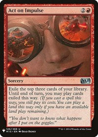 Act on Impulse (126) [The List Reprints]