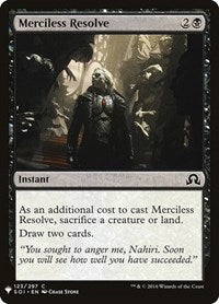 Merciless Resolve (123) [The List Reprints]