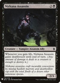 Nirkana Assassin (118) [The List Reprints]