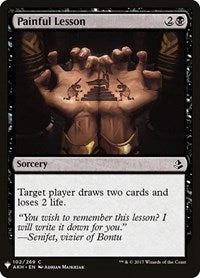 Painful Lesson (AKH) (102) [The List Reprints]