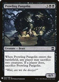 Prowling Pangolin (104) [The List Reprints]