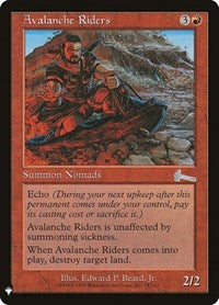 Avalanche Riders (74) [The List Reprints]