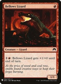 Bellows Lizard (132) [The List Reprints]