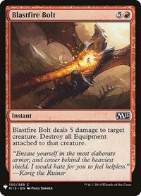 Blastfire Bolt (130) [The List Reprints]