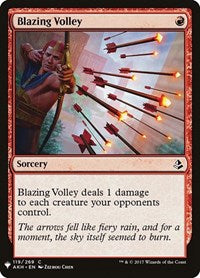 Blazing Volley (119) [The List Reprints]