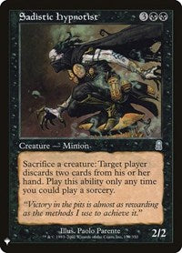 Sadistic Hypnotist (159) [The List Reprints]
