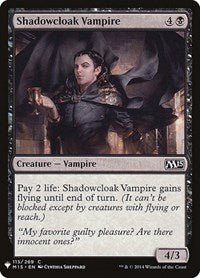 Shadowcloak Vampire (113) [The List Reprints]