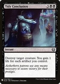Tidy Conclusion (103) [The List Reprints]
