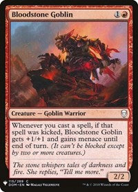 Bloodstone Goblin (115) [The List Reprints]