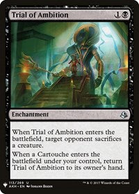 Trial of Ambition (113) [The List Reprints]